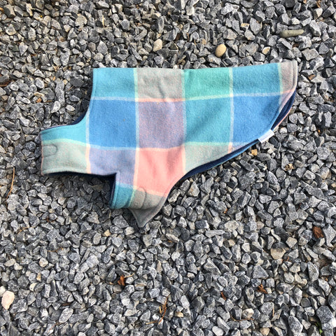 Vibrant pastel tartan vest