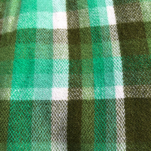Green tartan animal vest