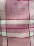 Pinks and White Tartan Wool Vest
