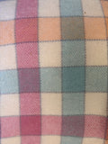 Small Pastel and Cream Checked Wool Vest