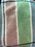 Greens, Browns and Cream Striped Wool Vest