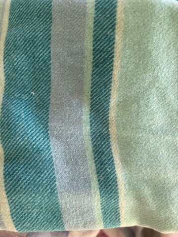 Greens Striped Wool Vest