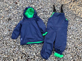 Waterproof fleece-lined hoodies