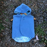 Mid blue wool vest