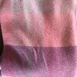 Purples and pinks tartan wool vest