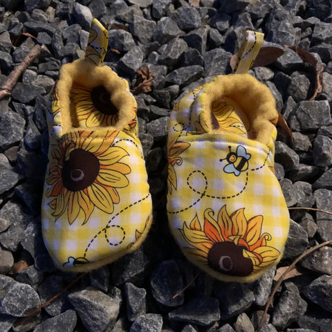 Yellow Wool Slippers