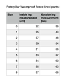 Waterproof unined pants